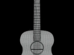 Chitarra acustica Modello 3D