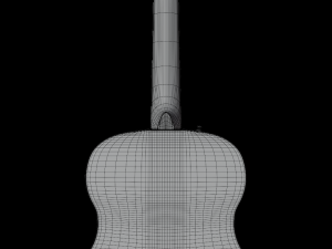 Acoustic Guitar 3D Model
