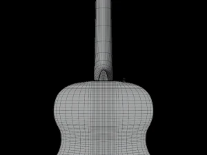 Chitarra acustica Modello 3D
