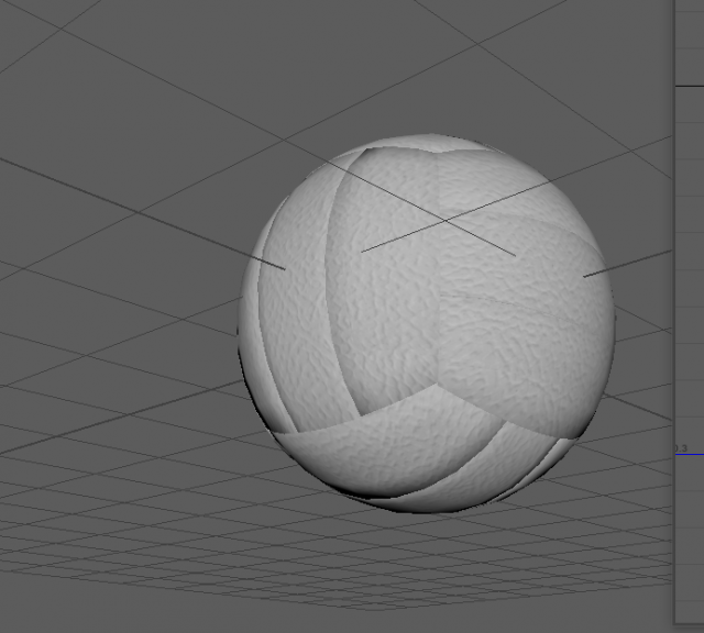 Volleyball Model 3D .c4d .max .obj .3ds .fbx .stl .blend 