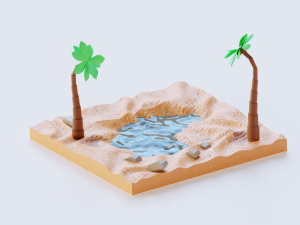 Desert 3D 模型