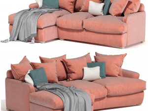 Smooch Chaise Sofa 3D Model