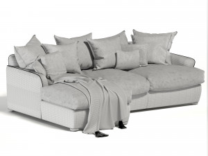 Smooch Chaise Sofa Model 3D