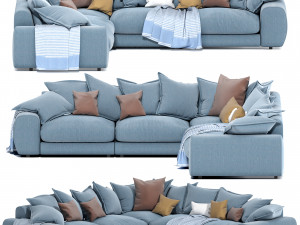 Wodge Modular Corner Sofa 3D Model