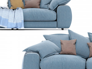 Wodge Modular Corner Sofa 3D Model