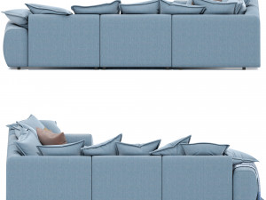 Wodge Modular Corner Sofa 3D Model