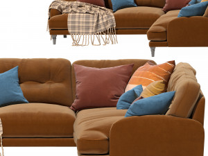 Sugar Bum Corner Sofa Model 3D