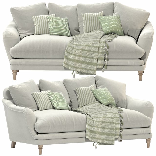 Chill Seeker Sofa 3D Model .c4d .max .obj .3ds .fbx .stl .blend 