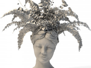 Face vase decoration 3D Модель