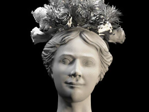 Оформление вазы для лица 3 3D Модель