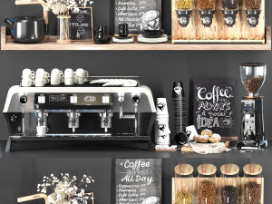 Coffee Shop Sanremo 3D Model