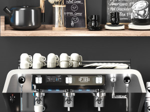 Coffee Shop Sanremo 3D Model