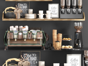 Coffee Shop Sanremo 02 3D Model