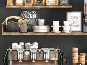 Coffee Shop Sanremo 02 3D Model