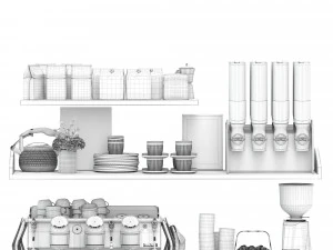 Coffee Shop Sanremo 02 3D Model