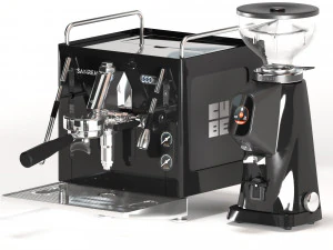 Sanremo Cube Coffe Machine and All Ground Grinder 3D Model