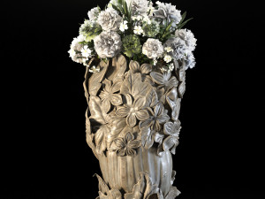 Face Vase decoration 6 3D मॉडल