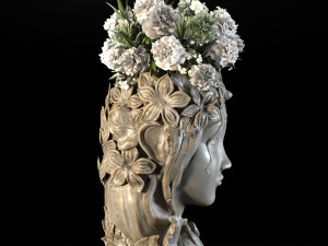 Face Vase decoration 6 3D मॉडल
