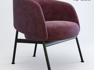 Modern fabric sofa 3D मॉडल