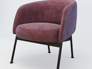 Modern fabric sofa 3D Model