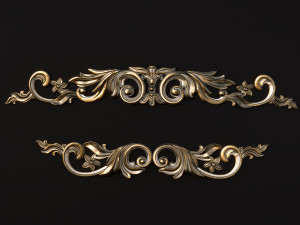 Ornament Gold 01 3D मॉडल