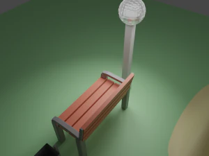 Bench 3D Model