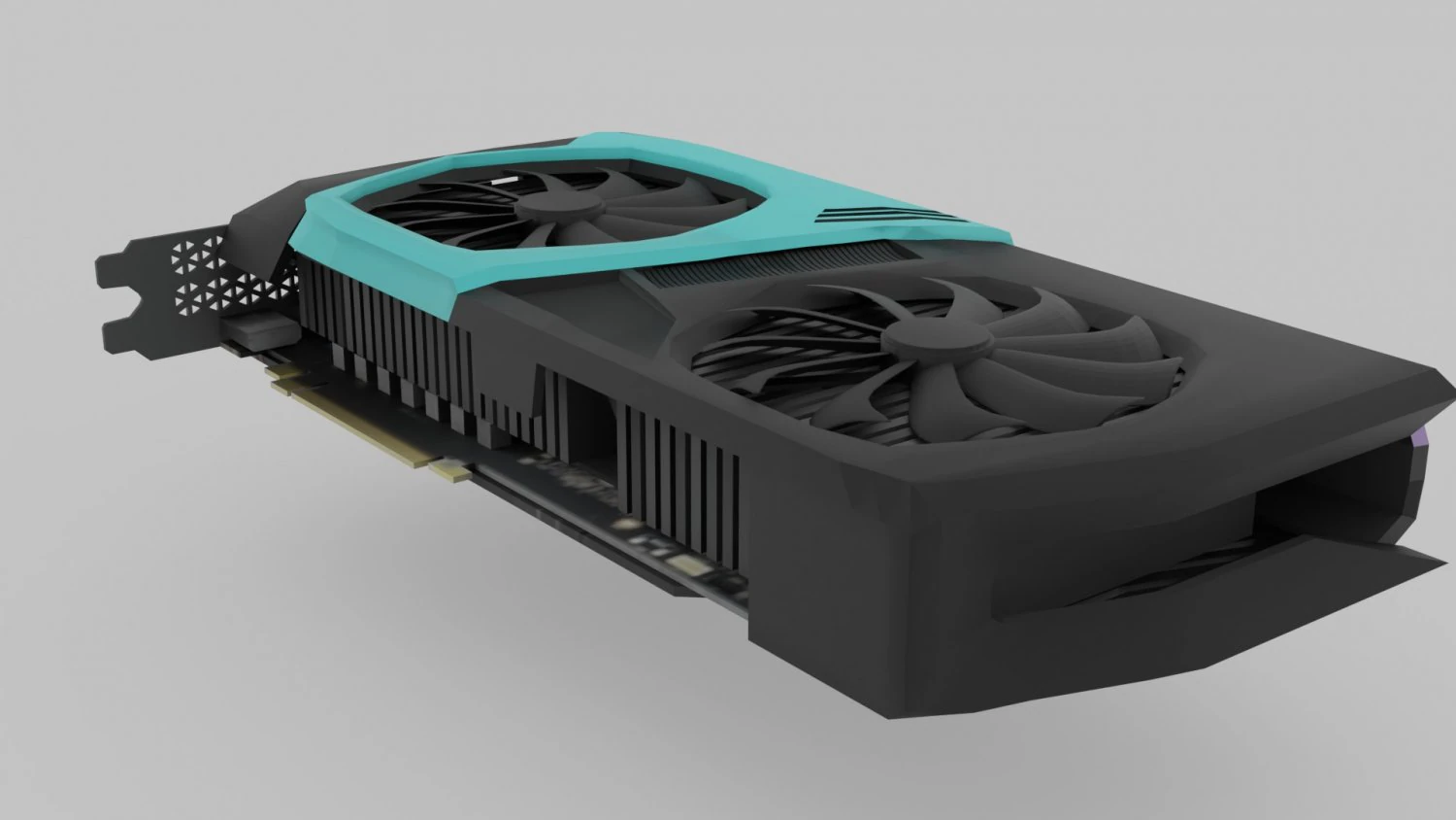 Zotac RTX 3070 AMP Holo 3D Model .c4d .max .obj .3ds .fbx .stl .blend 