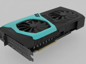 Zotac RTX 3070 AMP Holo 3D Model