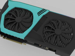 Zotac RTX 3070 AMP Holo 3D Model
