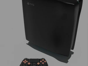 플레이스테이션 5 3D 모델