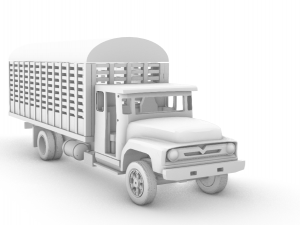 Camion f600 3D 打印模型