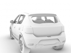 Renut stepway sandero Model Cetak 3D
