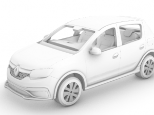 Renut stepway sandero Model Cetak 3D