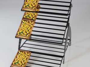 Fruit Stand Shelf 3D Model