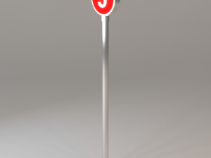 Number Stand 3D Model