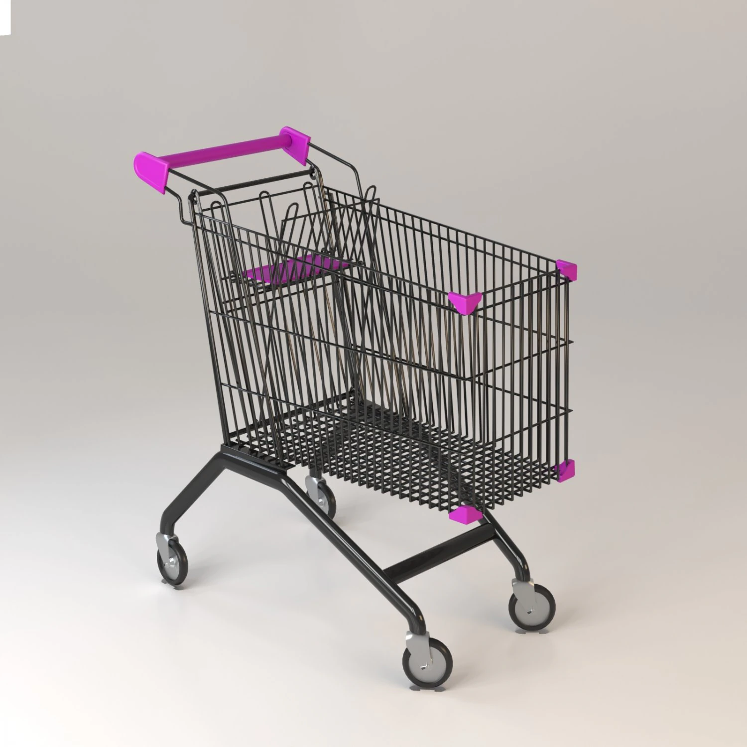 Trolley 3D Model .c4d .max .obj .3ds .fbx .stl .blend