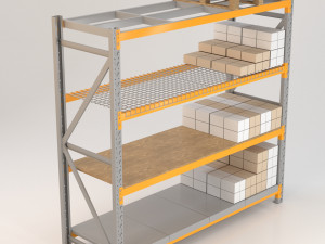 Storage shelf Modelo 3D