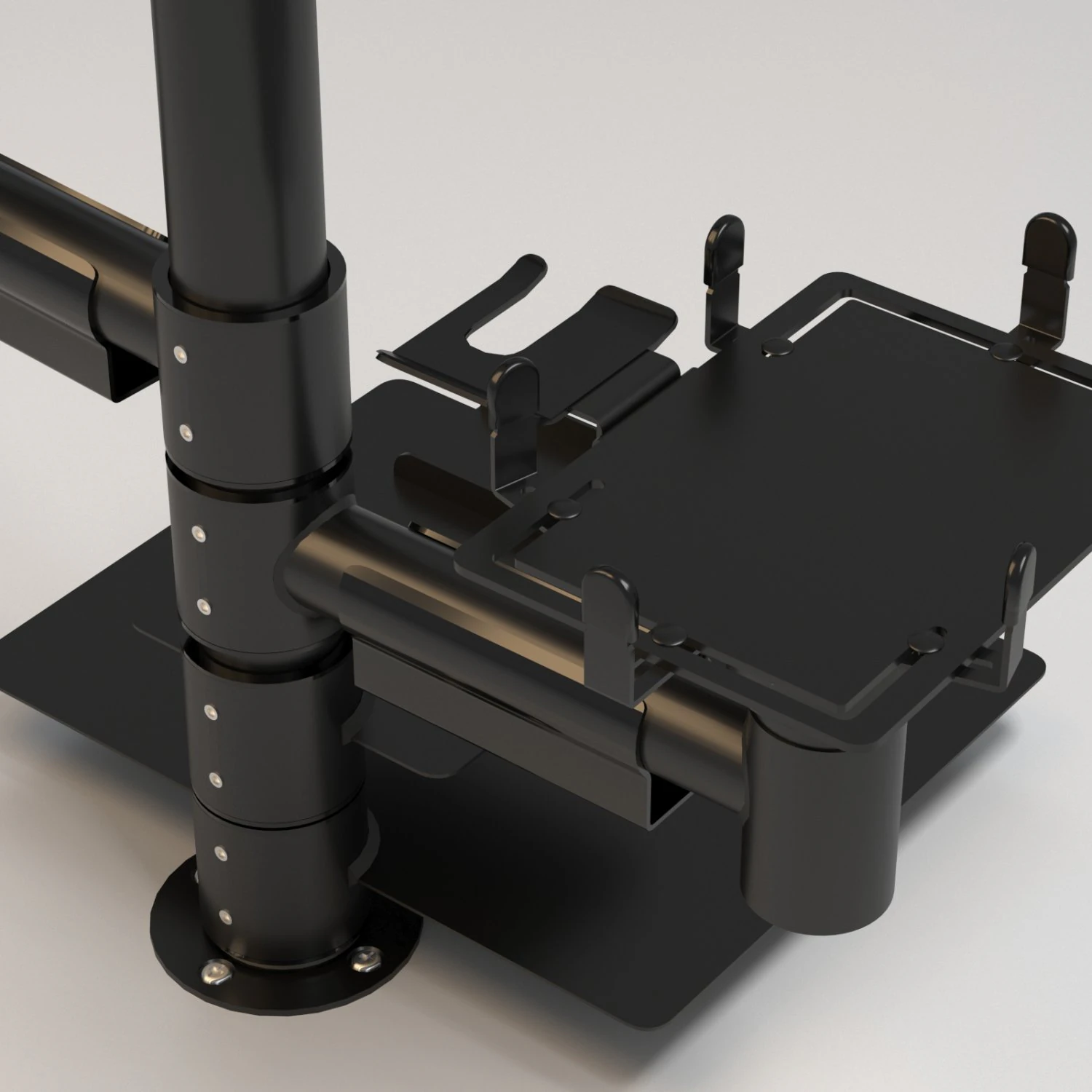 Monitor Stand 3D Model .c4d .max .obj .3ds .fbx .stl .blend 