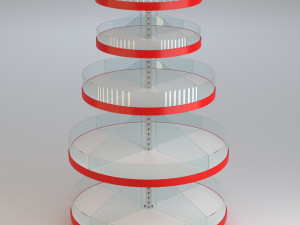 Circular Shelf 3D Model