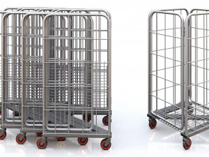 कार्टन ले जाने वाली गाड़ी 3D मॉडल