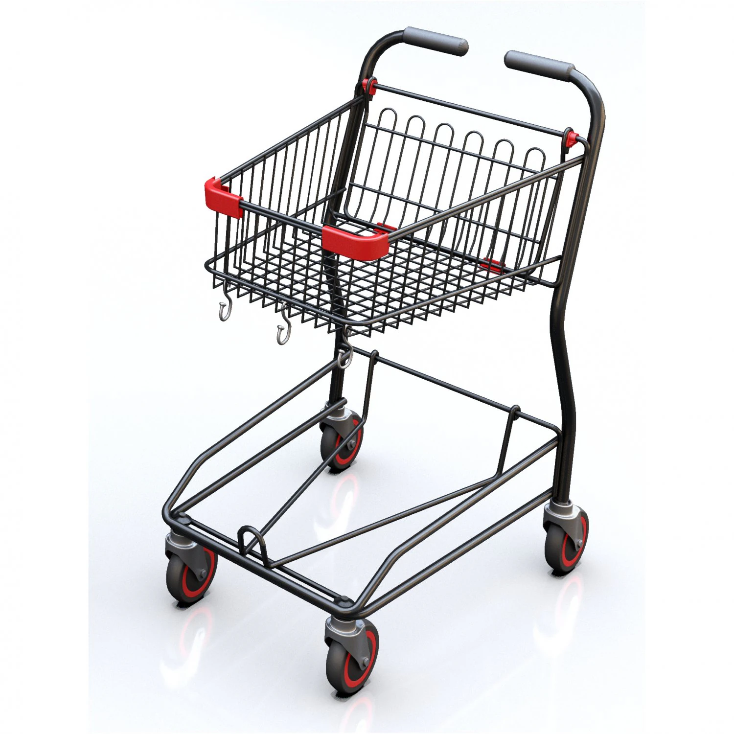 Trolley 3D Model .c4d .max .obj .3ds .fbx .stl .blend 