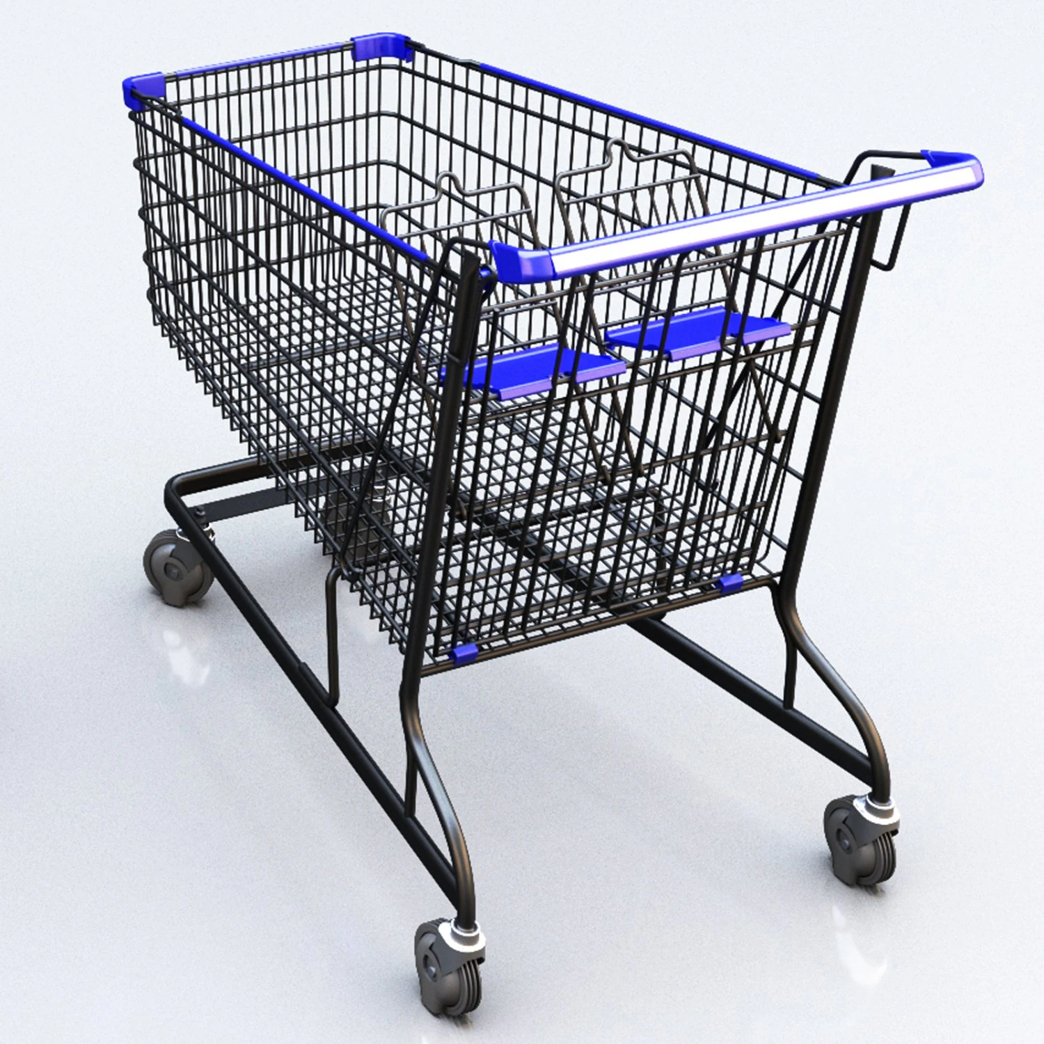 Trolley Large 3D Model .c4d .max .obj .3ds .fbx .stl .blend 