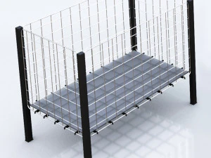 Cesta de leilão Modelo 3D