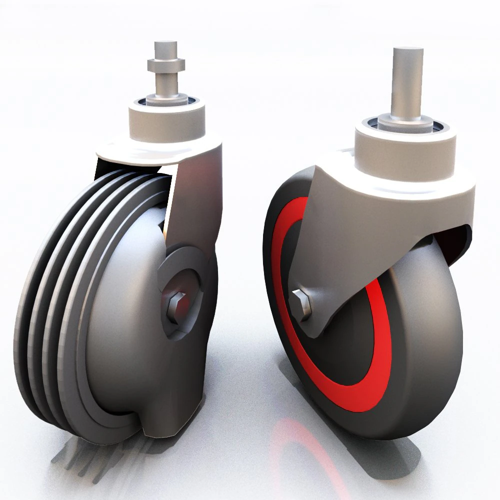 Carriage wheel 3D Model .c4d .max .obj .3ds .fbx .stl .blend 