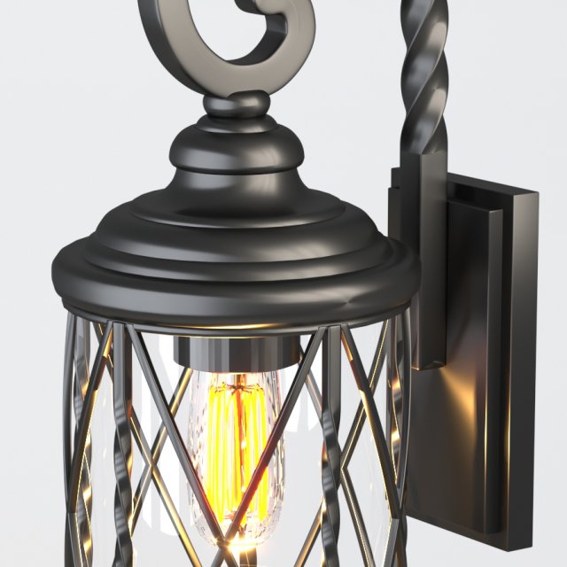 Wall lights 3D Model .c4d .max .obj .3ds .fbx .stl .blend 