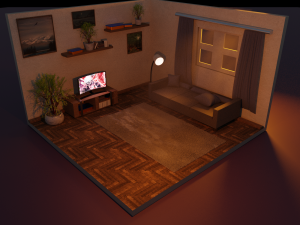 Chill room Model 3D