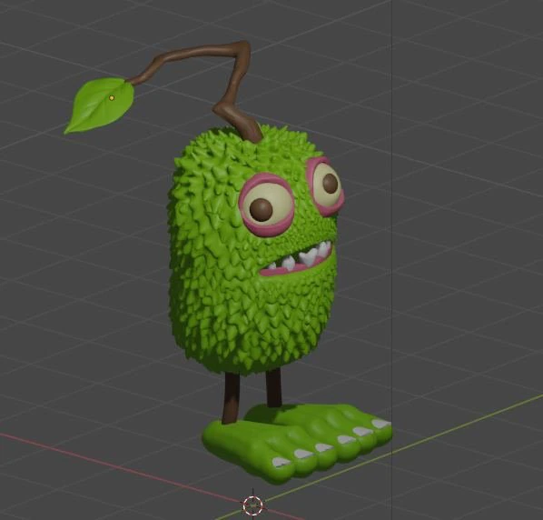 Furcorn 3D Model .c4d .max .obj .3ds .fbx .stl .blend 