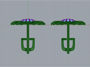 Earrings SUNFLOWER 3D print model 3D-printmodel