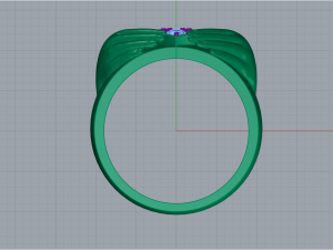 Heart Hand Ring 3D print model 3D print model 3D Принт Модель
