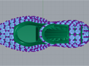Beautiful Pendant Shoes Diamonds 3D Print Model 3D-Druckmodell